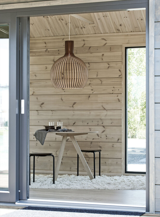 Octo 4240 taklampe 5m ledning - valnøtt