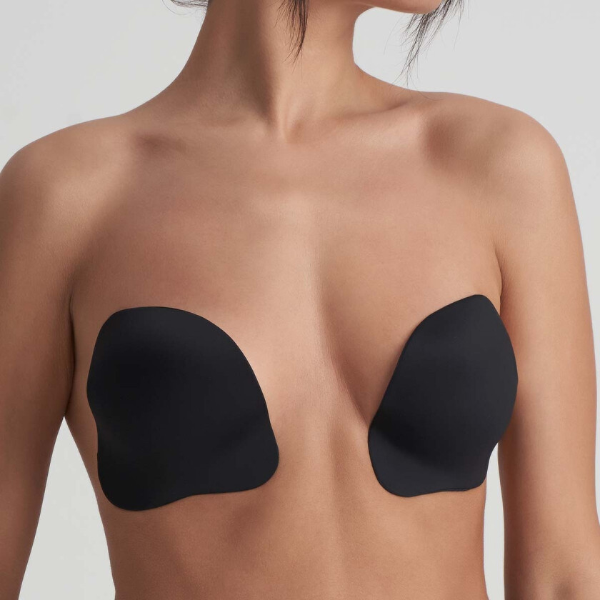 Push-up Cups selvklebende BH, svart, Størrelse: C, Kvinner
