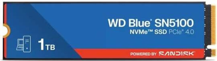 WD Blue SN5100 SSD - 1TB - PCIe 4.0 - M.2 2280