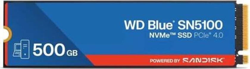 WD Blue SN5100 SSD - 500GB - PCIe 4.0 - M.2 2280