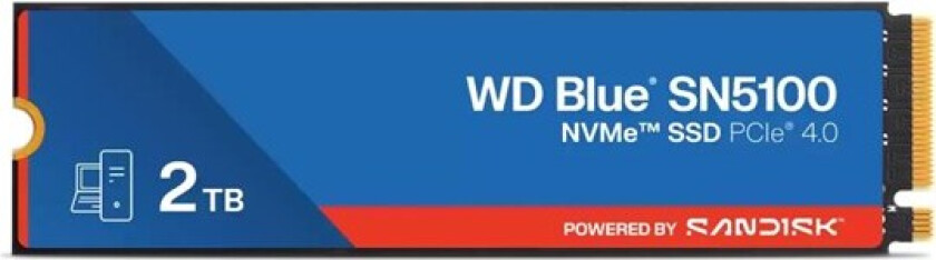 WD Blue SN5100 SSD - 2TB - PCIe 4.0 - M.2 2280