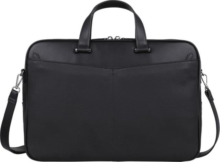 15,6" Tweed laptopveske (sort)