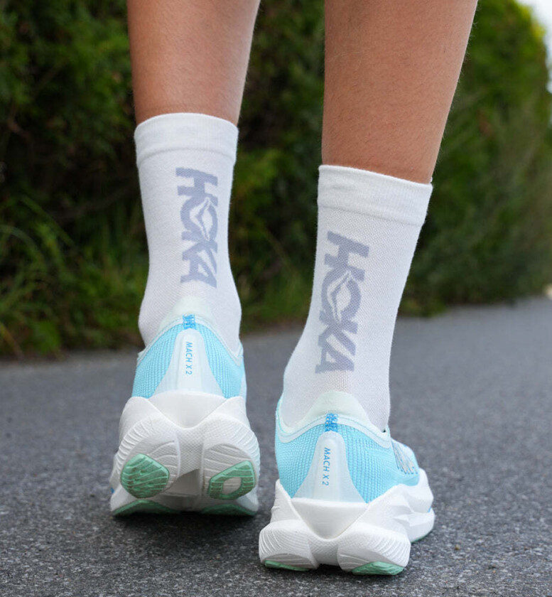 U GPX CREW RUN SOCK White, XL (46-50)