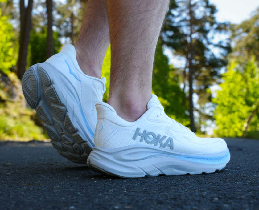 Clifton 10 Herre White/Glacier Blue 46 2/3