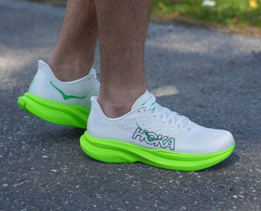 Mach 6 Herre White/Neon Lime 49 1/3
