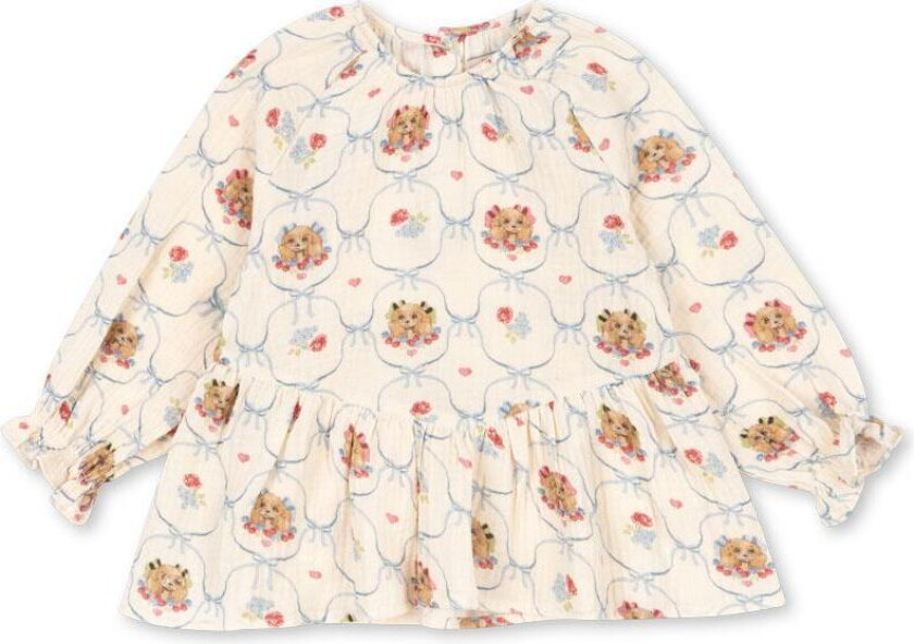 GOTS Coco Bluse Puppy Puppy 7-8 Y kvinne