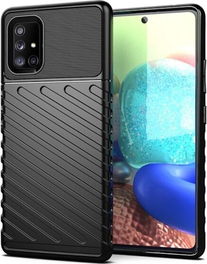 Thunder Samsung Galaxy A71 5G deksel - Svart