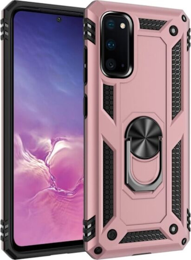 Bofink Combat Samsung Galaxy S20 deksel - Rose Gull