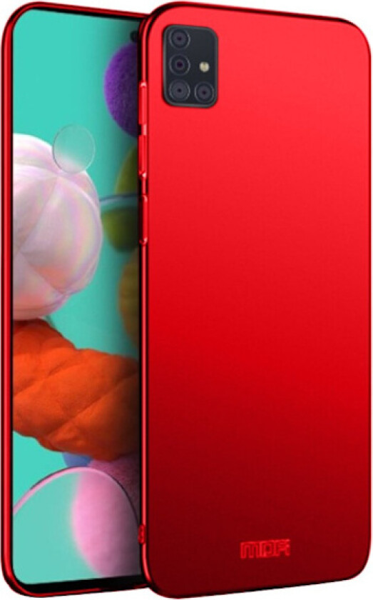 MOFI Samsung Galaxy A71 slim shield deksel - Rød