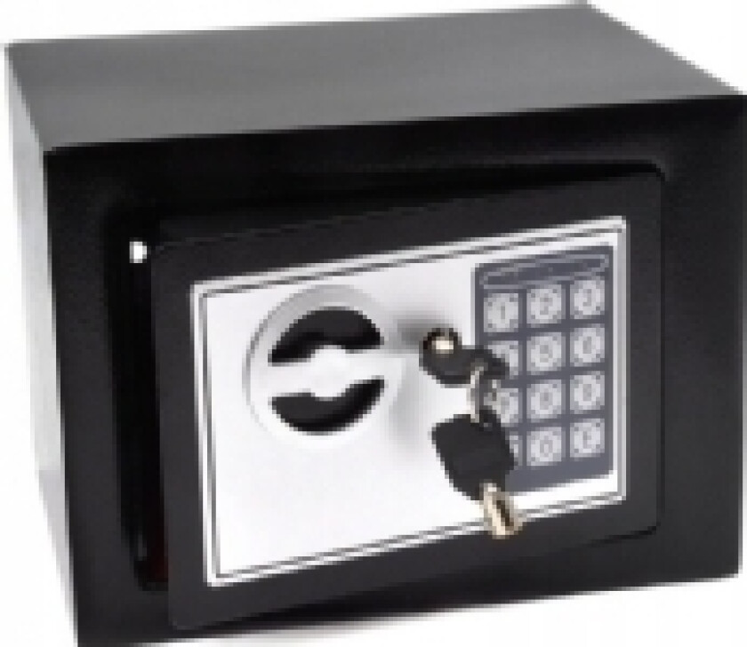 Bilde av Geko Safe med kombinasjon og elektronisk lås 21x17x17cm (1)