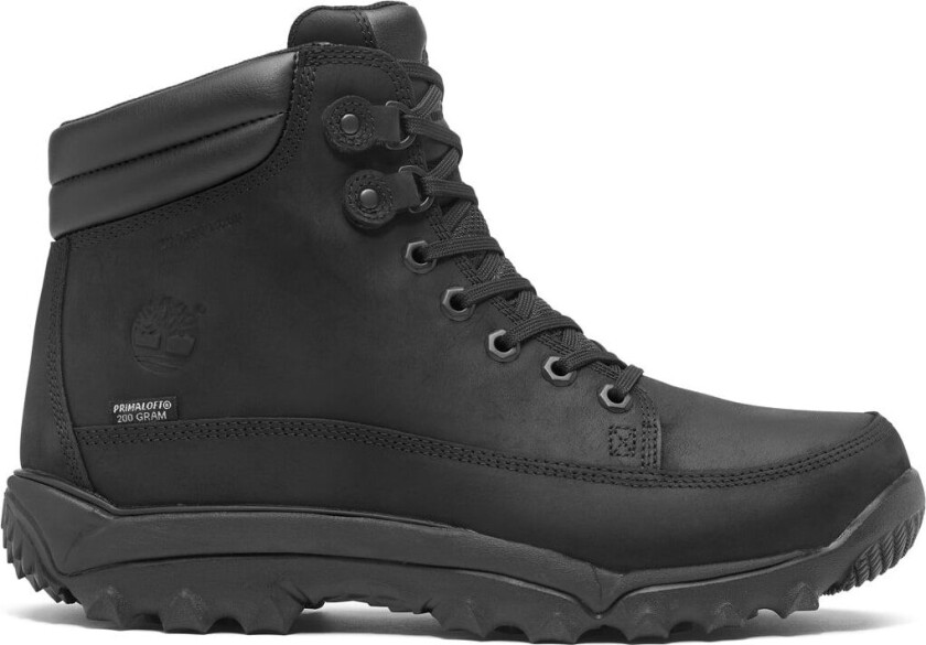 Mid Lace Up Waterproof Hiking Boot Black M 070