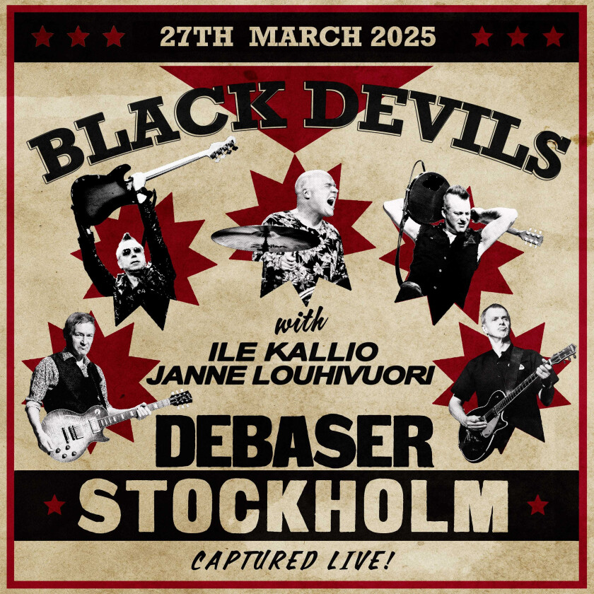 Black Devils with Janne Louhivuori & Ile Kallio Debaser Stockholm CD