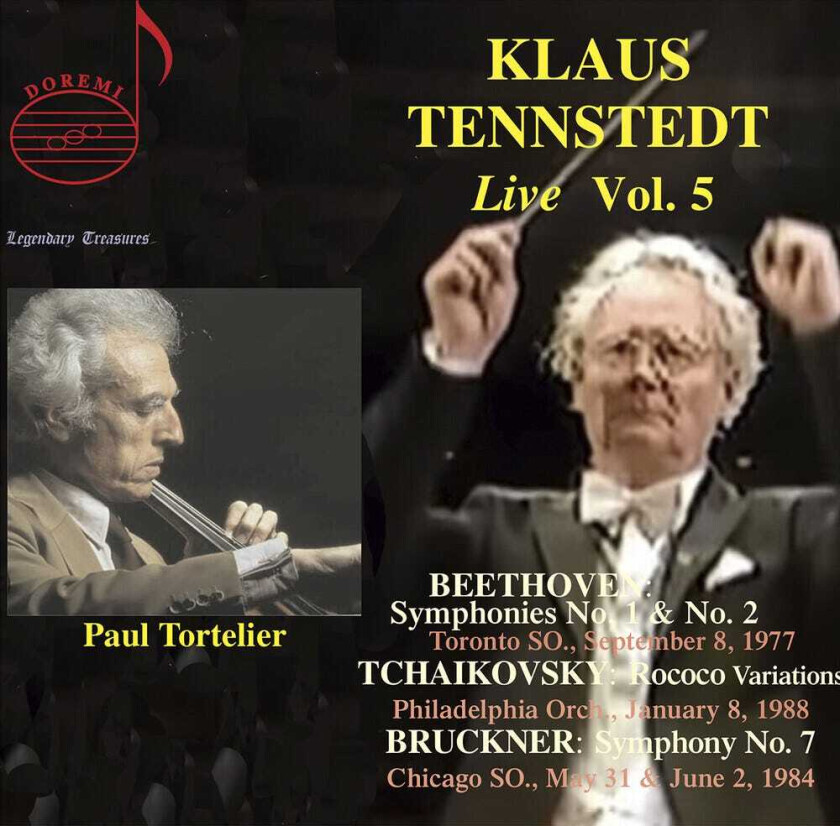 Paul Tortelier Klaus Tennstedt Live Vol. 5 CD