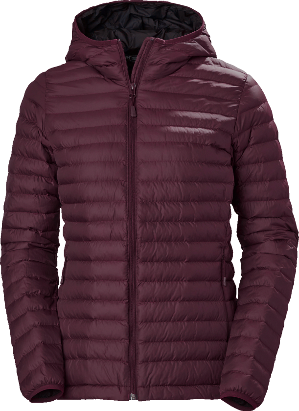 Damer Sirdal Hooded Isolert Shell Jakke Lilla S HvitS
