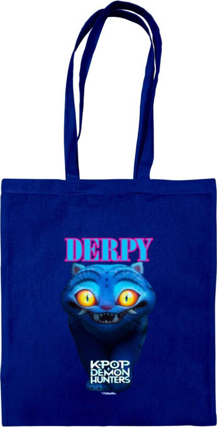 KPop Demon Hunters (DERPY) NAVY BLUE TOTE BAG