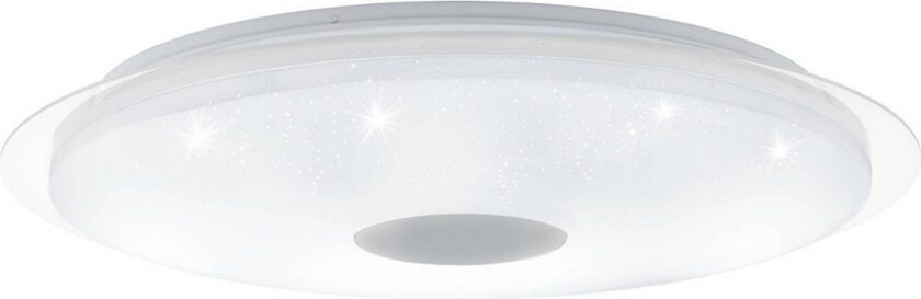 Taklampe Eglo Lanciano - Hvit/Sølv