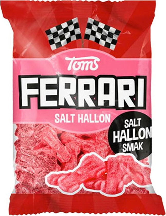 Ferrari Salt Bringebær Godtepose - 120 gram