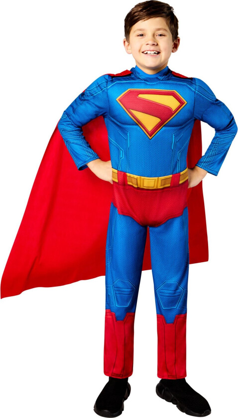Superman Deluxe Barn Karnevalskostyme - Medium