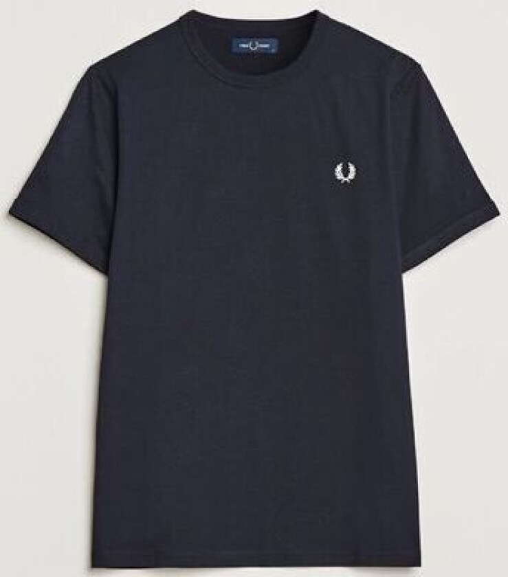 Ringer Crew Neck Tee Navy