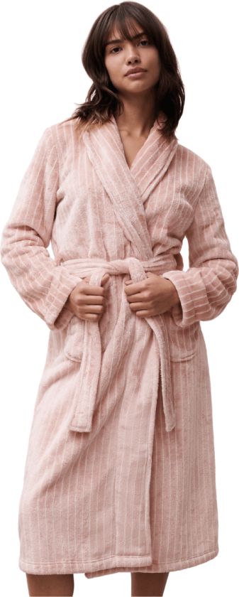 Teddy badekåpe, rosa, Størrelse: 38, Kvinner