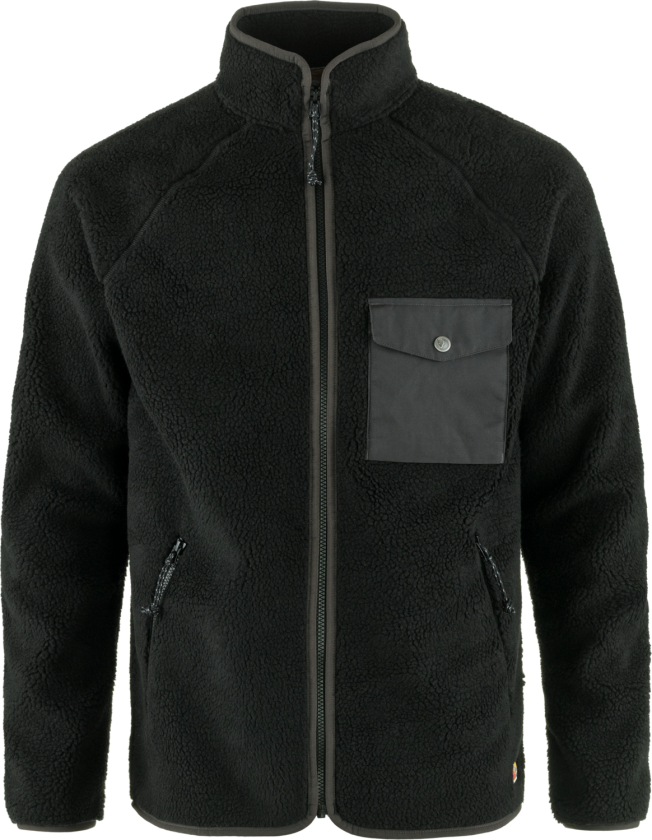 Men's Vardag Pile Fleece Black-Dark Grey M