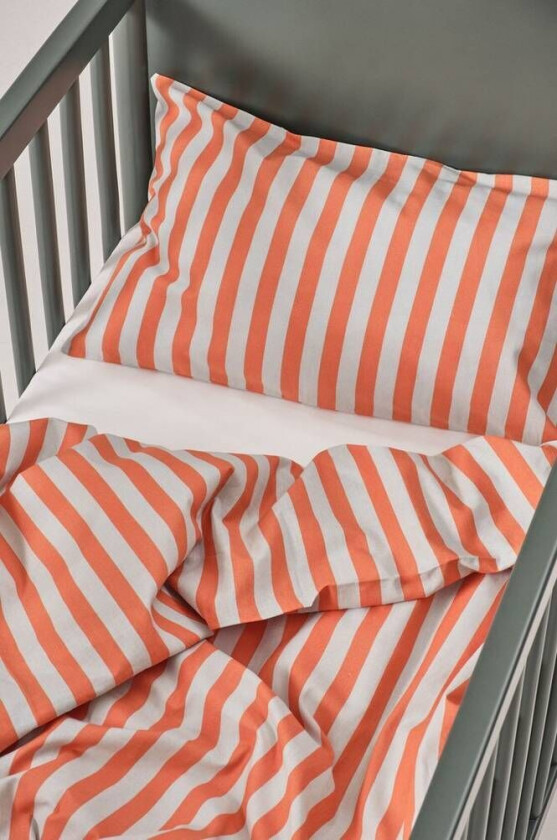 MINI sengesett sprinkelseng - økologisk Oransje/lys blå