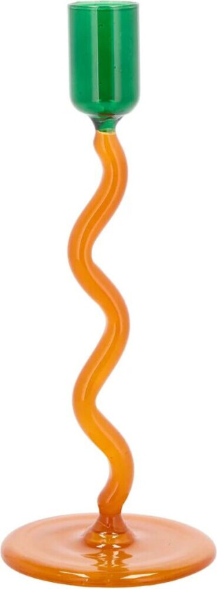 Styles lysestake 19,6 cm Green-amber