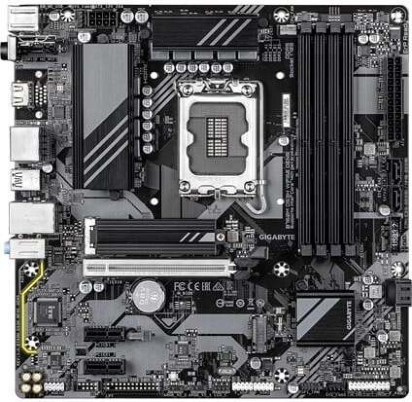 B760M DS3H WIFI6E GEN5 Hovedkort - Intel B760 - Intel LGA1700 socket - DDR5 RAM - Micro-ATX
