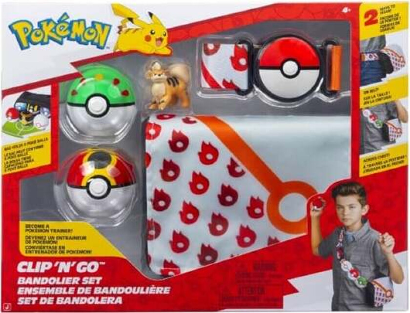 CLIP N GO BANDOLIER SET GROWLITHE