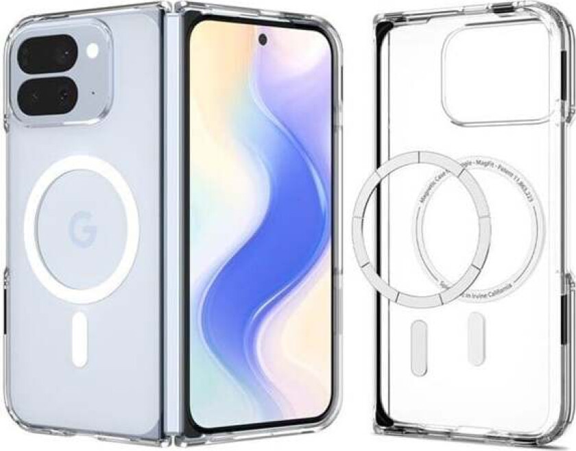 Ultra Hybrid MagSafe clear white - Google Pixel 10 Pro Fold