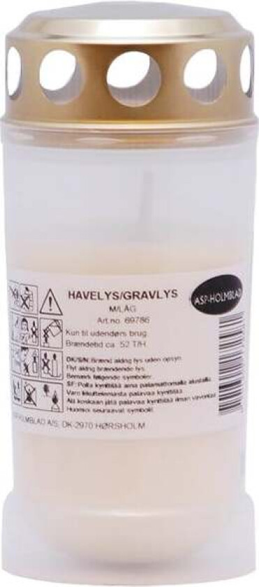 Gravlys med lokk