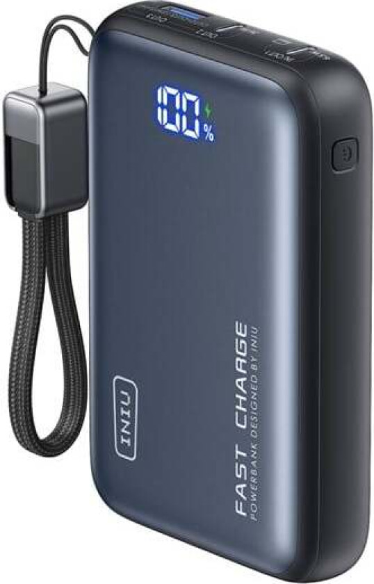 Leopard Power 65W Nødlader - Grey - 20000 mAh