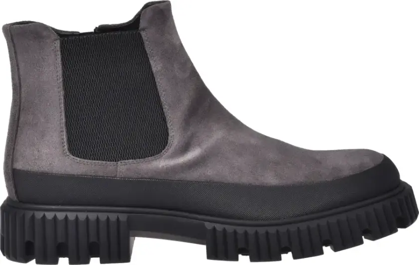 Herre, Sko, Grå, 45 EU