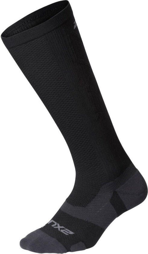 2xu Vectr Light Cushion Full Length Sock Black/Titanium M1