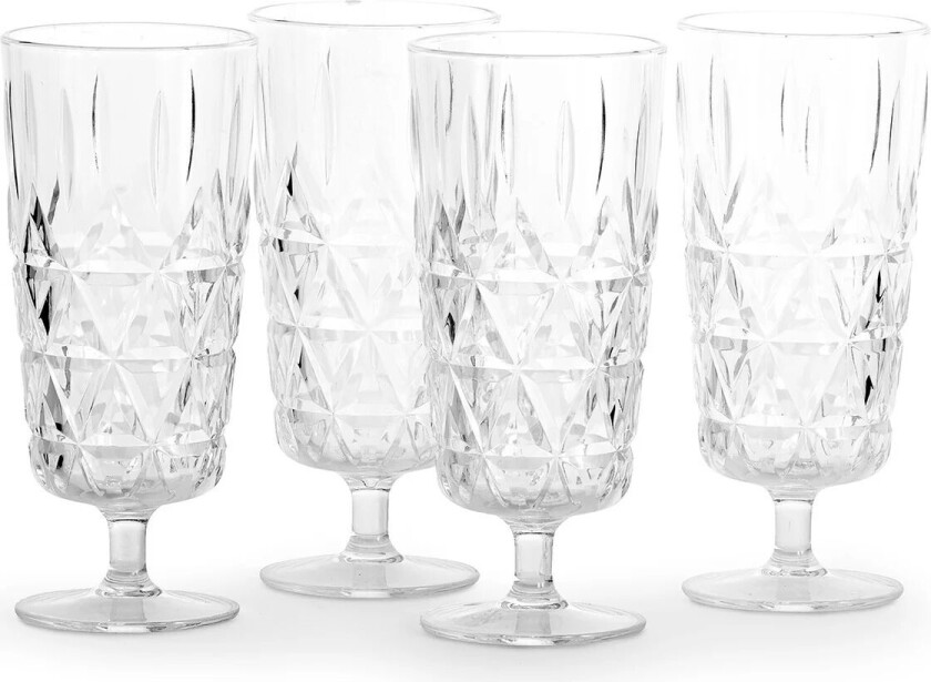 Picknick champagneglass 4-stk. 4-stk.