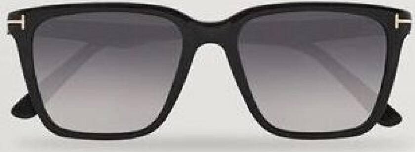 Tom Ford Garrett Sunglasses Shiny Black/Gradient Smoke