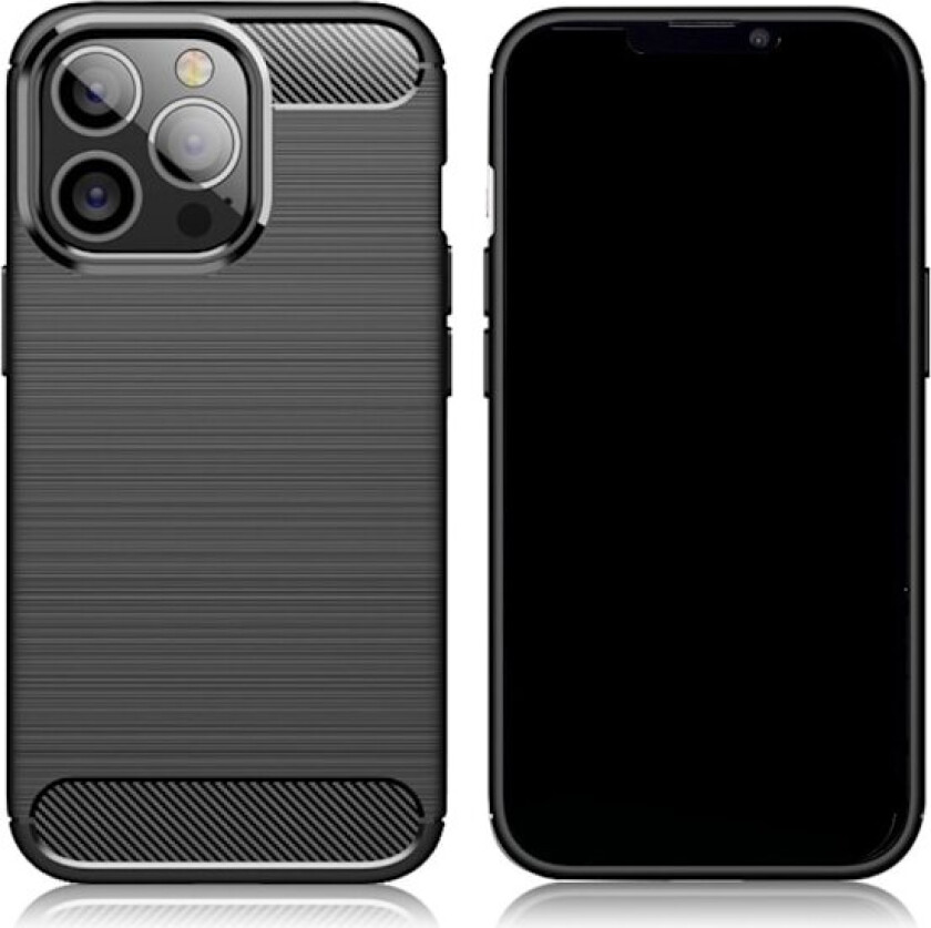 Carbon Flex iPhone 13 Pro deksel - Svart