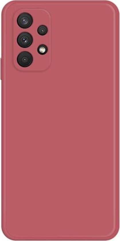 Avfaset gummiert anti-falldeksel for Samsung Galaxy A32 - Rød