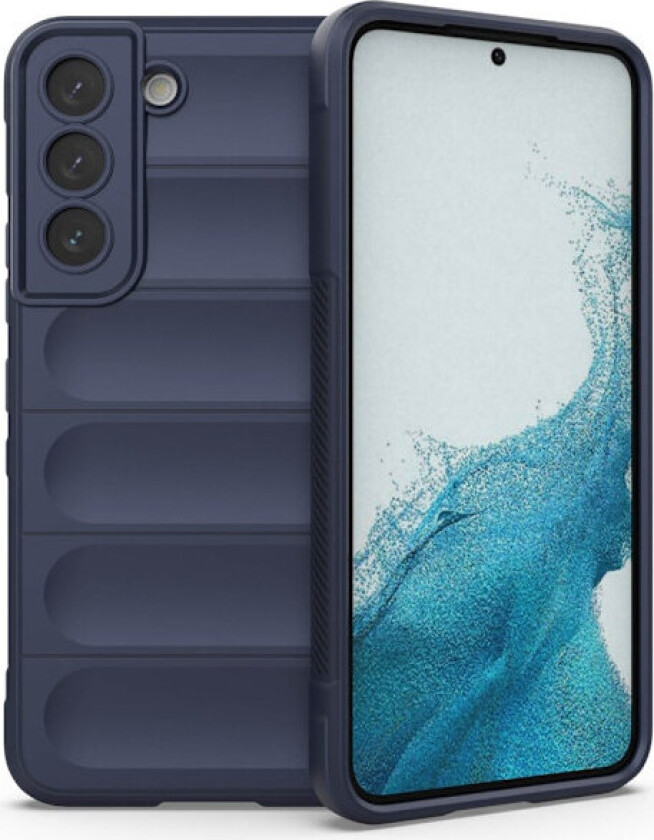 Deksel med mykt grep for Samsung Galaxy S22 - Mørkeblå