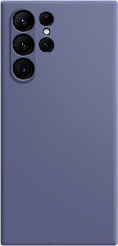 Avfaset gummiert anti-falldeksel for Samsung Galaxy S23 Ultra - Gråblå