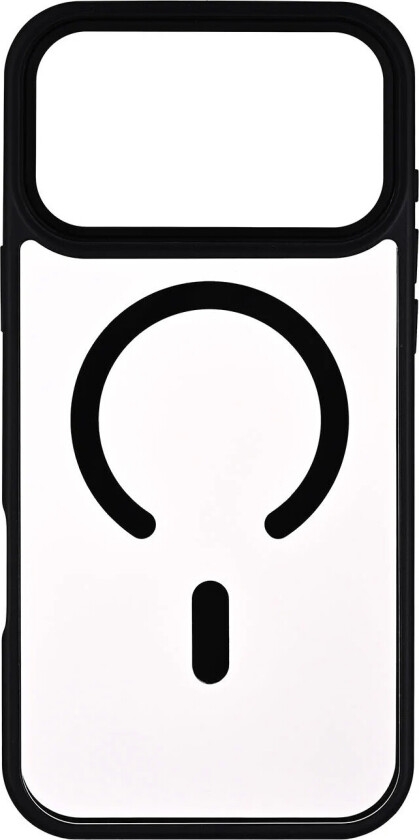Bumper MagSerie Cover til iPhone 17 Pro Max - Gjennomsiktig/Svart