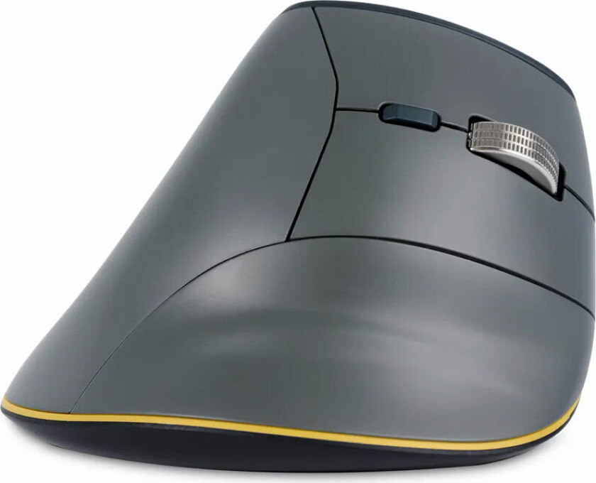 FastForward Vertikal Ergonomisk Mus - Trådløs, Bluetooth, USB-C, 500 DPI - Svart