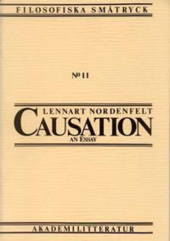 Causation - An Essay