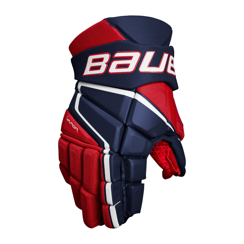 bauer S22 Vapor 3X Glove - Int 23/24, hockeyhanske intermediate NAVY/RED/WHITE