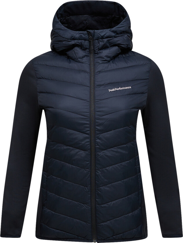 Women's Frost Down Hybrid Hood Black