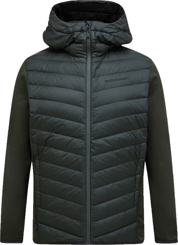 Men's Frost Down Hybrid Hood Olive Extreme