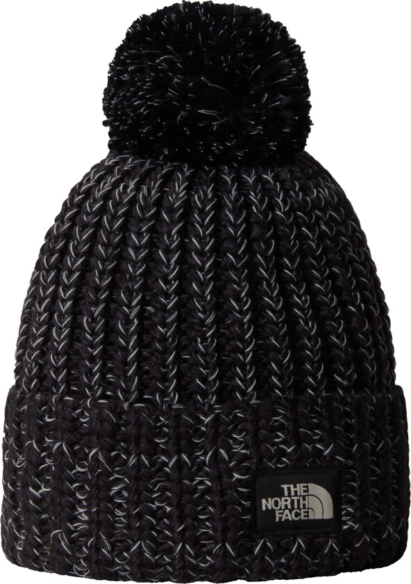 Cozy Chunky Cabin Beanie TNF Black/White Dune