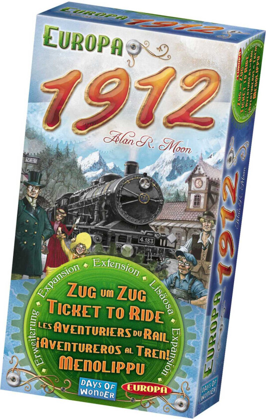 Ticket To Ride - Europe 1912 Expansion Pack (DOW720111)