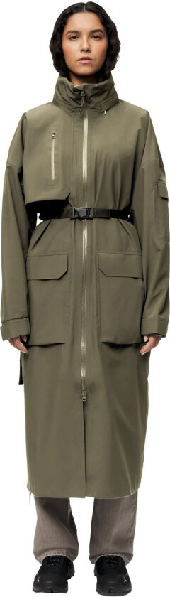 Klipra Coat Grape Leaf Jakke Oliven Oliven female XS