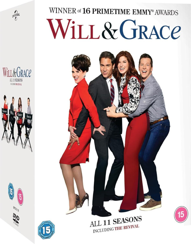 Bilde av Will & Grace  Den Komplette Serien DVD